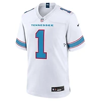 Tennessee Titans Cameron Ward Nike White Game Jersey