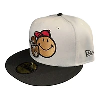 Worcester Red Sox Gray and Black The Woo Patch Kelly Green UV New Era 59FIFTY Fitted Hat