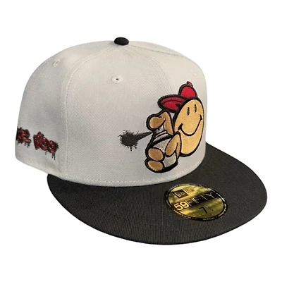 Worcester Red Sox Gray and Black The Woo Patch Kelly Green UV New Era 59FIFTY Fitted Hat