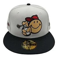 Worcester Red Sox Gray and Black The Woo Patch Kelly Green UV New Era 59FIFTY Fitted Hat