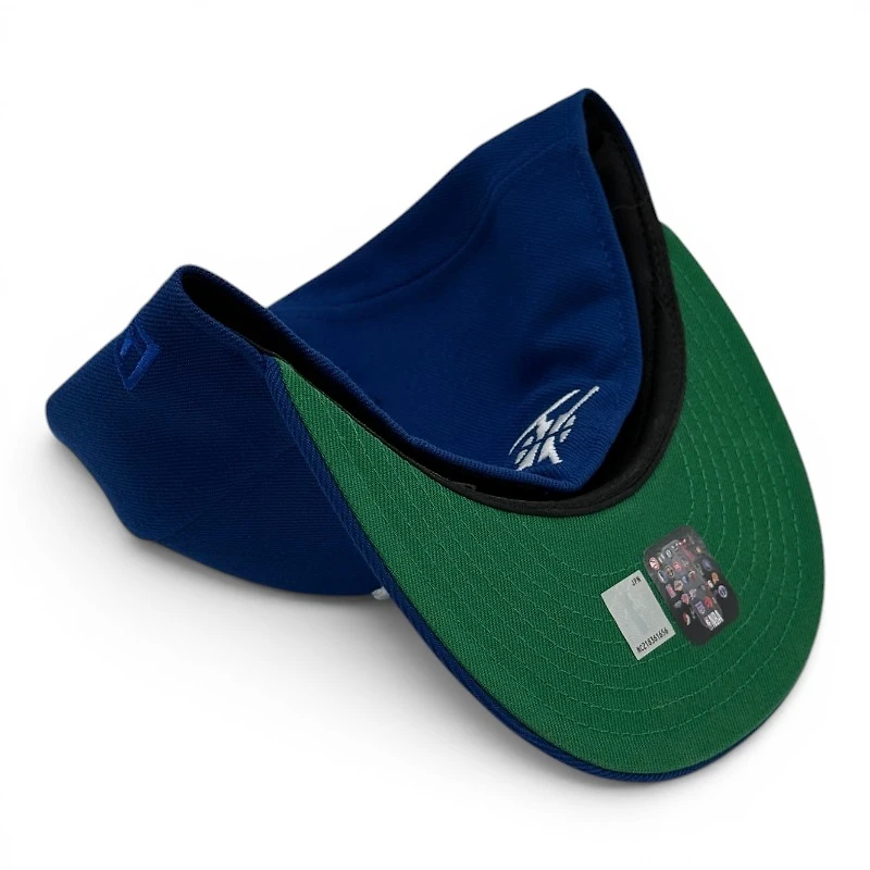 Denver Nuggets Light Royal Leon the Lab Serbia 2023 Champions Patch Green UV New Era 59FIFTY Fitted Hat