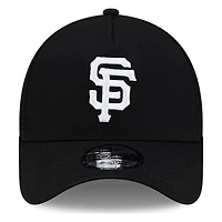 San Francisco Giants Black Trucker City Script New Era 9FORTY A-Frame Snapback Hat