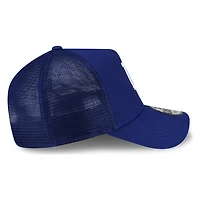 Los Angeles Dodgers Royal Blue Trucker City Script New Era 9FORTY A-Frame Snapback Hat