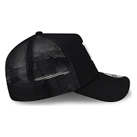 Los Angeles Dodgers Black Trucker City Script New Era 9FORTY A-Frame Snapback Hat