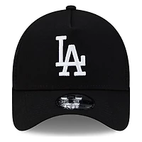 Los Angeles Dodgers Black Trucker City Script New Era 9FORTY A-Frame Snapback Hat