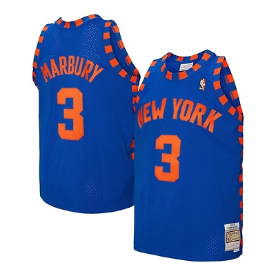 New York Knicks Stephon Marbury Royal Blue 2005-06 Mitchell & Ness Hardwood Classics Swingman Jersey