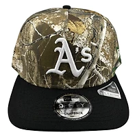 Oakland Athletics Realtree Camo and Black 2Tone New Era 9FIFTY A-Frame Snapback Hat