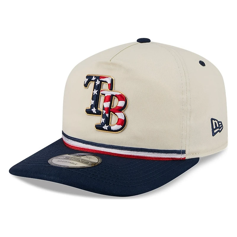 Tampa Bay Rays 2026 Fourth of July USA 250 Patch New Era 19TWENTY Adjustable Snapback Hat