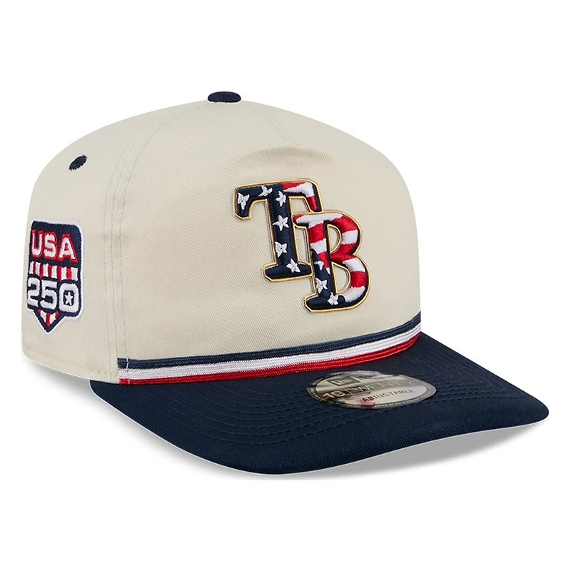 Tampa Bay Rays 2026 Fourth of July USA 250 Patch New Era 19TWENTY Adjustable Snapback Hat