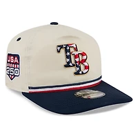 Tampa Bay Rays 2026 Fourth of July USA 250 Patch New Era 19TWENTY Adjustable Snapback Hat