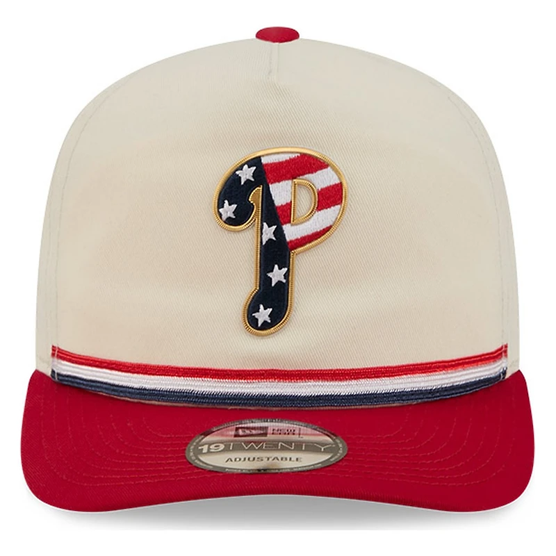 Philadelphia Phillies 2026 Fourth of July USA 250 Patch New Era 19TWENTY Adjustable Snapback Hat