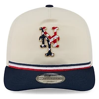 New York Mets 2026 Fourth of July USA 250 Patch New Era 19TWENTY Adjustable Snapback Hat