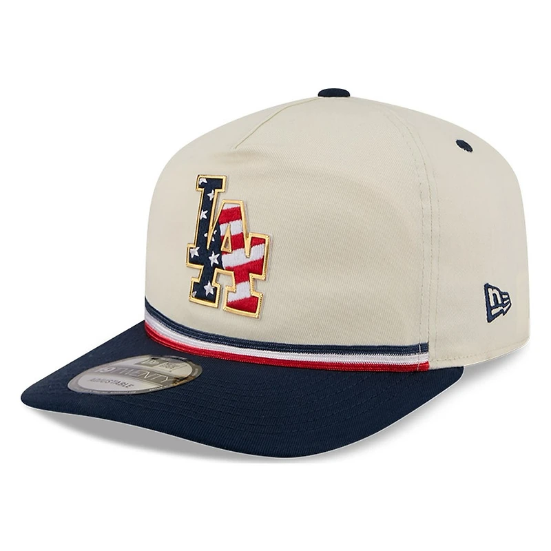 Los Angeles Dodgers 2026 Fourth of July USA 250 Patch New Era 19TWENTY Adjustable Snapback Hat