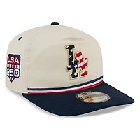 Los Angeles Dodgers 2026 Fourth of July USA 250 Patch New Era 19TWENTY Adjustable Snapback Hat