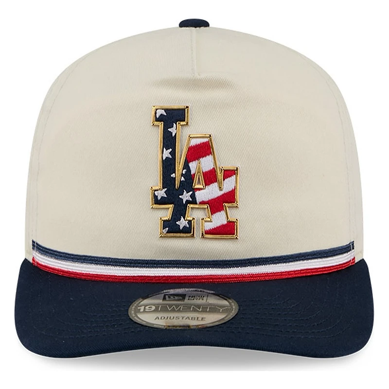 Los Angeles Dodgers 2026 Fourth of July USA 250 Patch New Era 19TWENTY Adjustable Snapback Hat