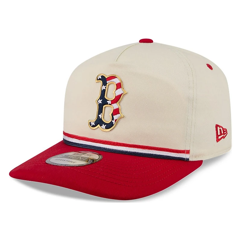 Boston Red Sox 2026 Fourth of July USA 250 Patch New Era 19TWENTY Adjustable Snapback Hat