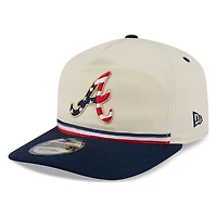 Atlanta Braves 2026 Fourth of July USA 250 Patch New Era 19TWENTY Adjustable Snapback Hat