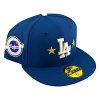 Los Angeles Dodgers Songbird Blue "Estrella" Back to Champs Circle Patch New Era 59FIFTY Fitted Hat