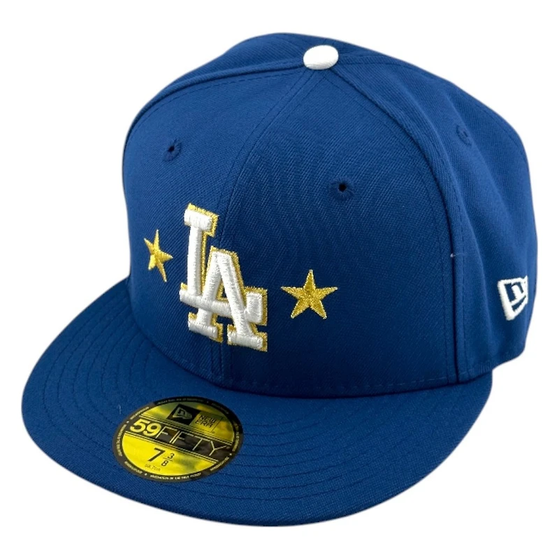 Los Angeles Dodgers Songbird Blue "Estrella" Back to Champs Circle Patch New Era 59FIFTY Fitted Hat