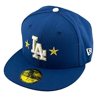 Los Angeles Dodgers Songbird Blue "Estrella" Back to Champs Circle Patch New Era 59FIFTY Fitted Hat