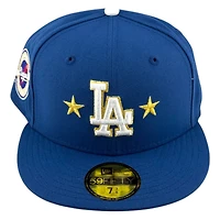 Los Angeles Dodgers Songbird Blue "Estrella" Back to Champs Circle Patch New Era 59FIFTY Fitted Hat