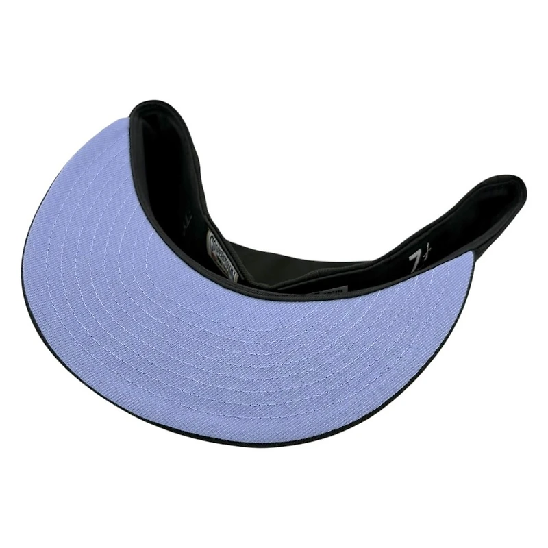 Philadelphia Phillies Black Swirl Logo 1996 All Star Game Patch Lavender UV New Era 59FIFTY Fitted Hat