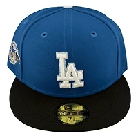 Los Angeles Dodgers Blue and Black Ohtani JPN to LA Patch New Era 59FIFTY Fitted Hat