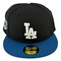 Los Angeles Dodgers Black and Blue Ohtani JPN to LA Patch New Era 59FIFTY Fitted Hat