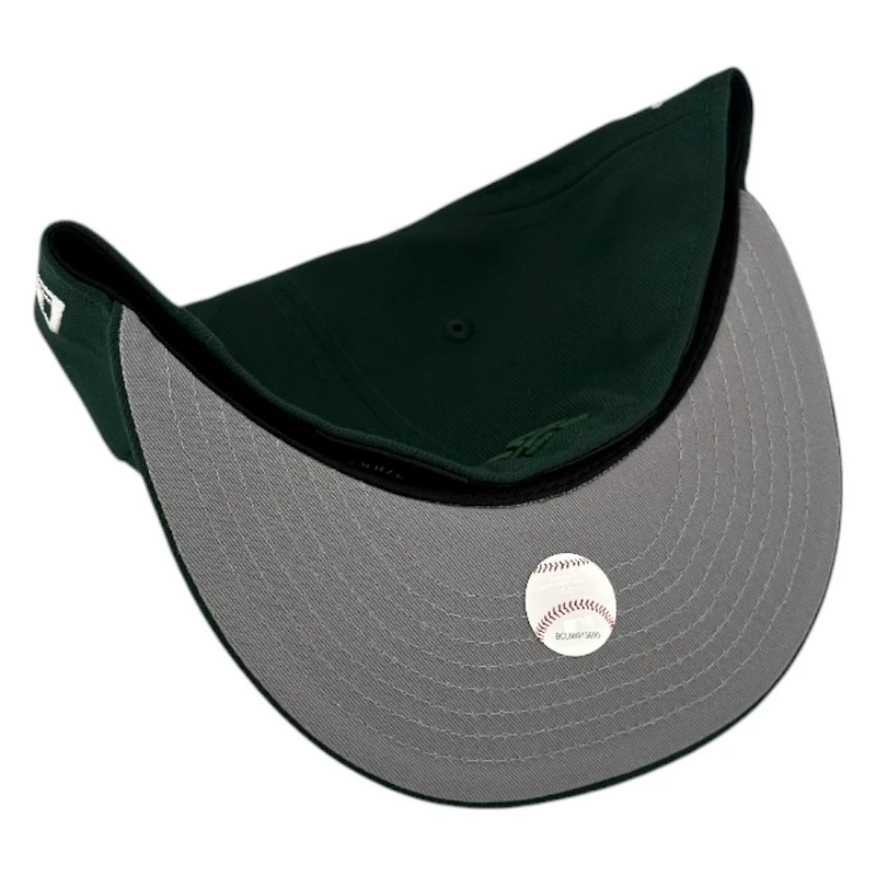 Los Angeles Dodgers Green Perico Script Patch New Era 59FIFTY Fitted Hat