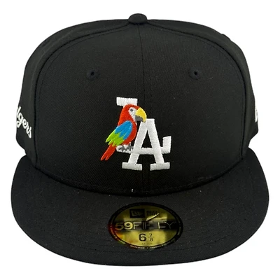 Los Angeles Dodgers Perico Script Patch New Era 59FIFTY Fitted Hat
