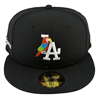 Los Angeles Dodgers Perico Script Patch New Era 59FIFTY Fitted Hat