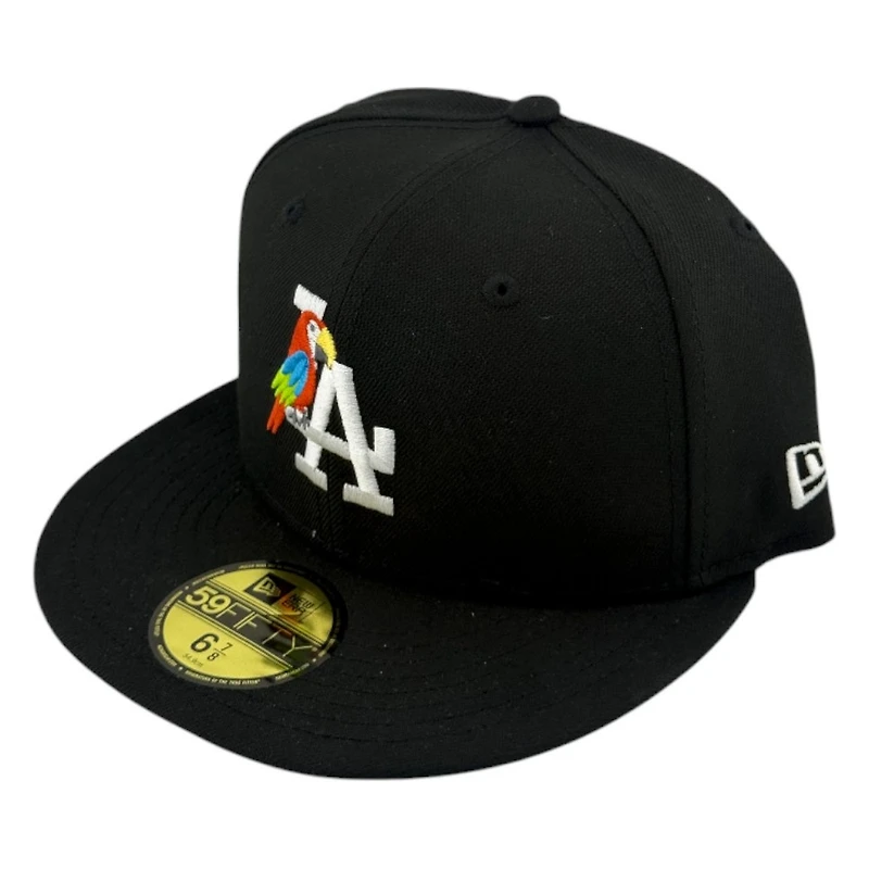 Los Angeles Dodgers Perico Script Patch New Era 59FIFTY Fitted Hat
