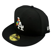 Los Angeles Dodgers Perico Script Patch New Era 59FIFTY Fitted Hat