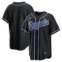Kansas City Royals Black Fashion Blank Nike Replica Jersey