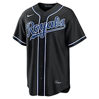 Kansas City Royals Black Fashion Blank Nike Replica Jersey