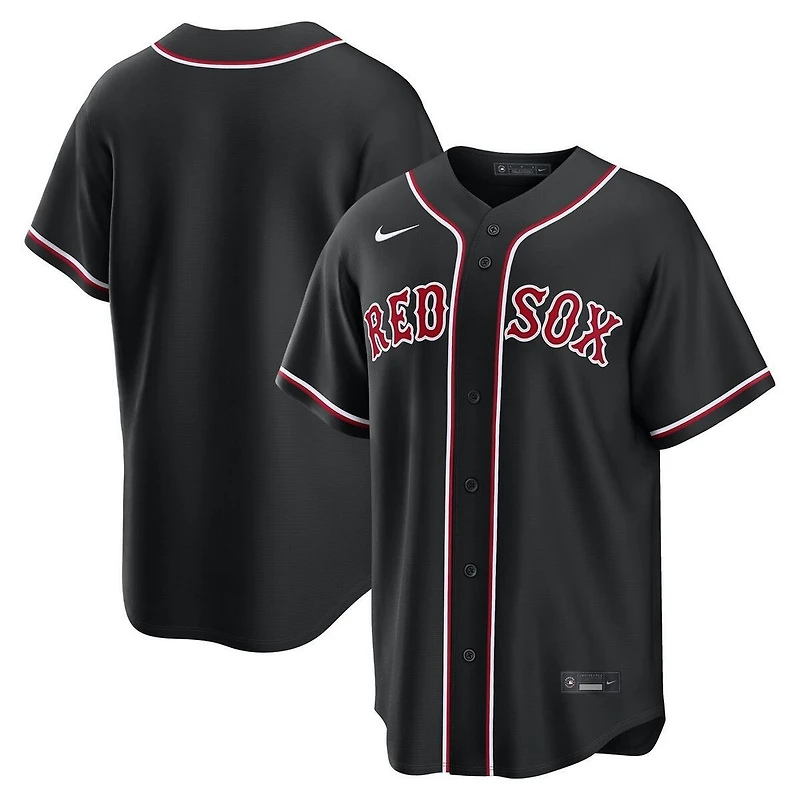 Boston Red Sox Black Fashion Blank Nike Replica Jersey