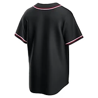 Atlanta Braves Black Fashion Blank Nike Replica Jersey