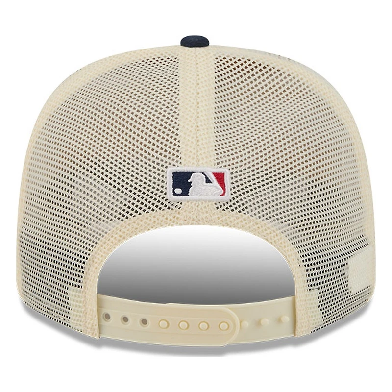 Milwaukee Brewers 2026 Fourth of July USA 250 Patch New Era 9SEVENTY Trucker Adjustable Snapback Hat