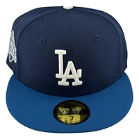 Los Angeles Dodgers Oceanside and Seashore Blue 2Tone Viva Patch Grey UV New Era 59FIFTY Fitted Hat