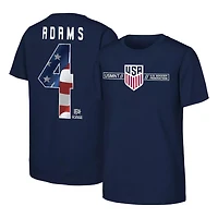 USMNT Tyler Adams Navy Outerstuff Name & Number T-Shirt