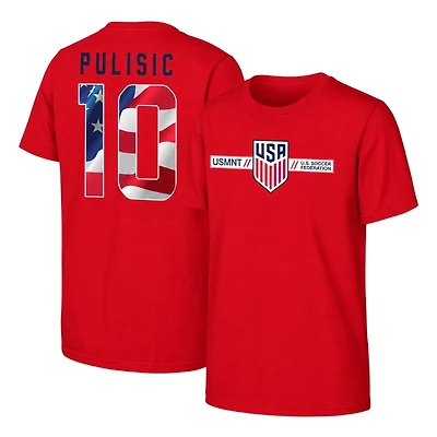USMNT Christian Pulisic Outerstuff Name & Number T-Shirt
