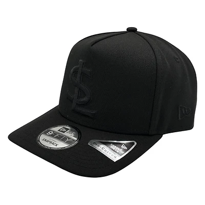 Salt Lake Bees Black Tonal SL Logo New Era 9FIFTY A-Frame Snapback Hat