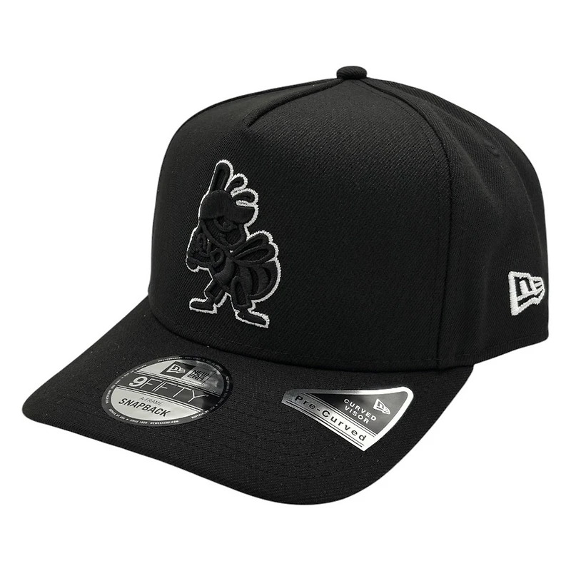 Salt Lake Bees Black Tonal Mascot New Era 9FIFTY A-Frame Snapback Hat