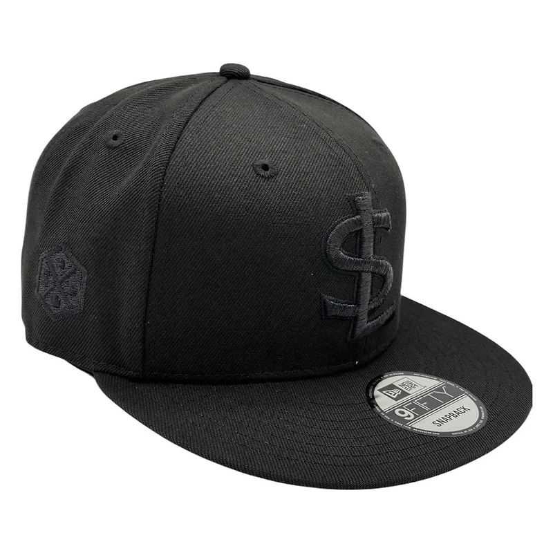 Salt Lake Bees Black Tonal SL Logo New Era 9FIFTY Snapback Hat