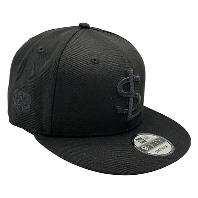 Salt Lake Bees Black Tonal SL Logo New Era 9FIFTY Snapback Hat