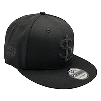 Salt Lake Bees Black Tonal SL Logo New Era 9FIFTY Snapback Hat
