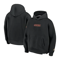 San Francisco 49ers Black Rivalries Collection Oversized Tech Nike Fleece Hoodie