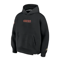 San Francisco 49ers Black Rivalries Collection Oversized Tech Nike Fleece Hoodie
