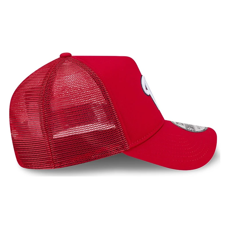 Washington Nationals Red New Era 9FORTY A-Frame Trucker Adjustable Hat
