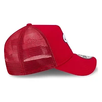 Washington Nationals Red New Era 9FORTY A-Frame Trucker Adjustable Hat